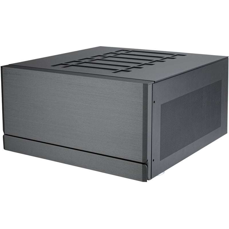 Afbeelding laden in galerijviewer, Silverstone crown 04 htpc behuizing (donkergrijs | 4x usb-a | 1x usb-c)