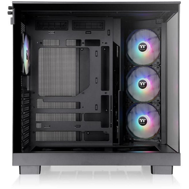 Afbeelding laden in galerijviewer, Thermaltake view 380 xl tg argb midi tower behuizing (zwart | 2x usb-a | 1x usb-c | rgb | tempered glass)