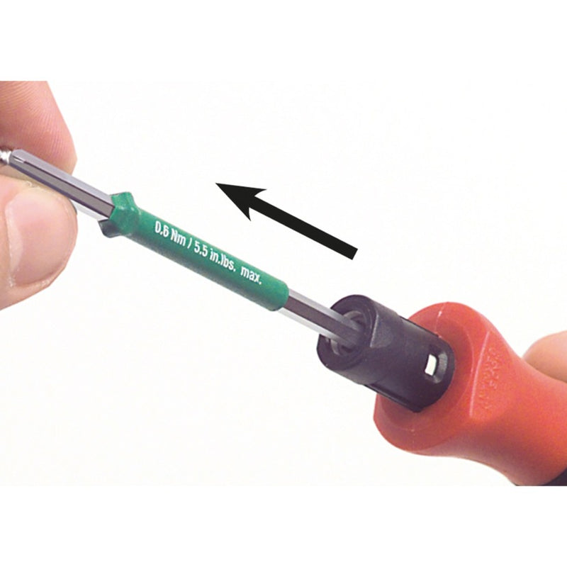Afbeelding laden in galerijviewer, Wiha momentschroevendraaier torquevario-s (zwart rood, 2-delig, 0,8 - 5 nm)