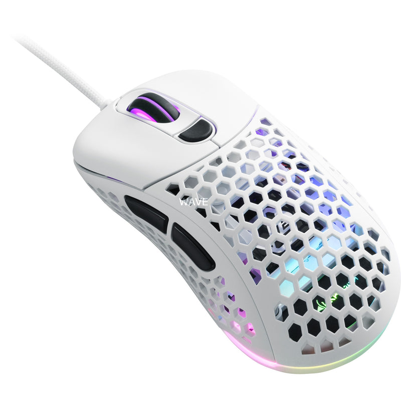 Afbeelding laden in galerijviewer, Sharkoon light² 200 gaming muis (wit, 50 - 16,000 dpi, rgb leds)