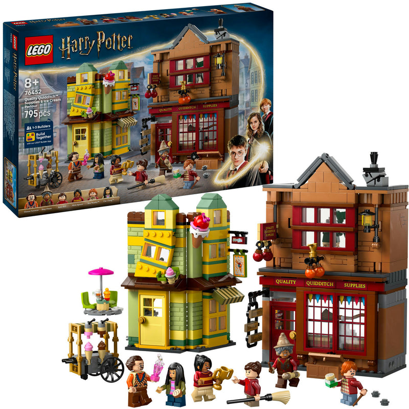 Afbeelding laden in galerijviewer, Lego harry potter zwik zwachtels zwerkbalpaleis en ijssalon set - 76452