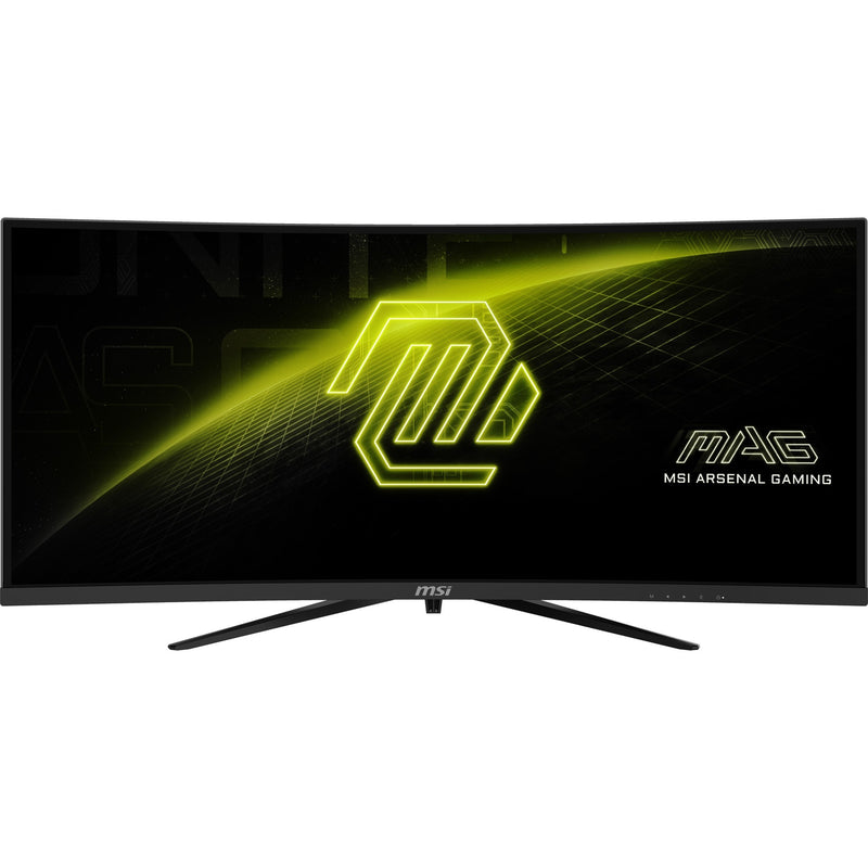 Afbeelding laden in galerijviewer, Msi mag 342cqr e2 34 curved ultrawide gaming monitor (zwart, 2x hdmi, displayport, 180 hz)