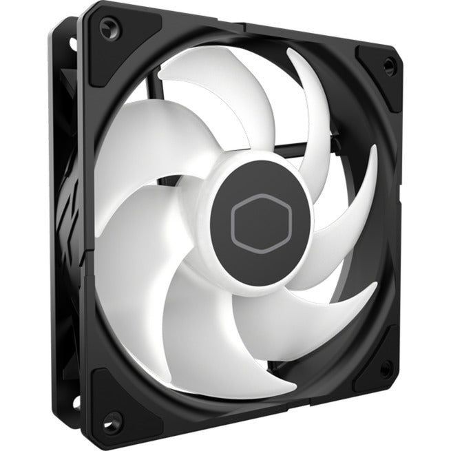 Afbeelding laden in galerijviewer, Cooler master sickleflow edge 120 argb case fan (zwart, 120 x 120 x 25 mm, pwm, met a1 mini led controller)