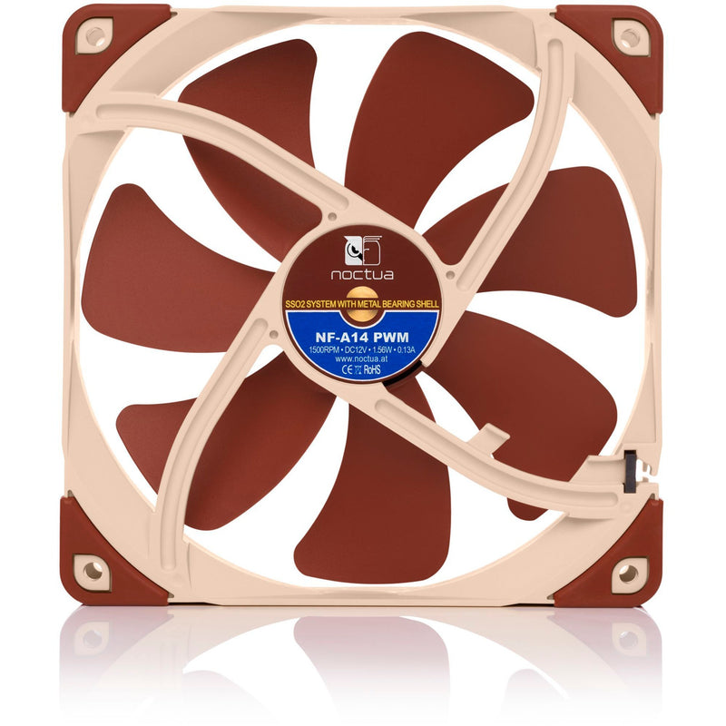 Afbeelding laden in galerijviewer, Noctua nf-a14 pwm case fan (140 x 140 x 25 mm)