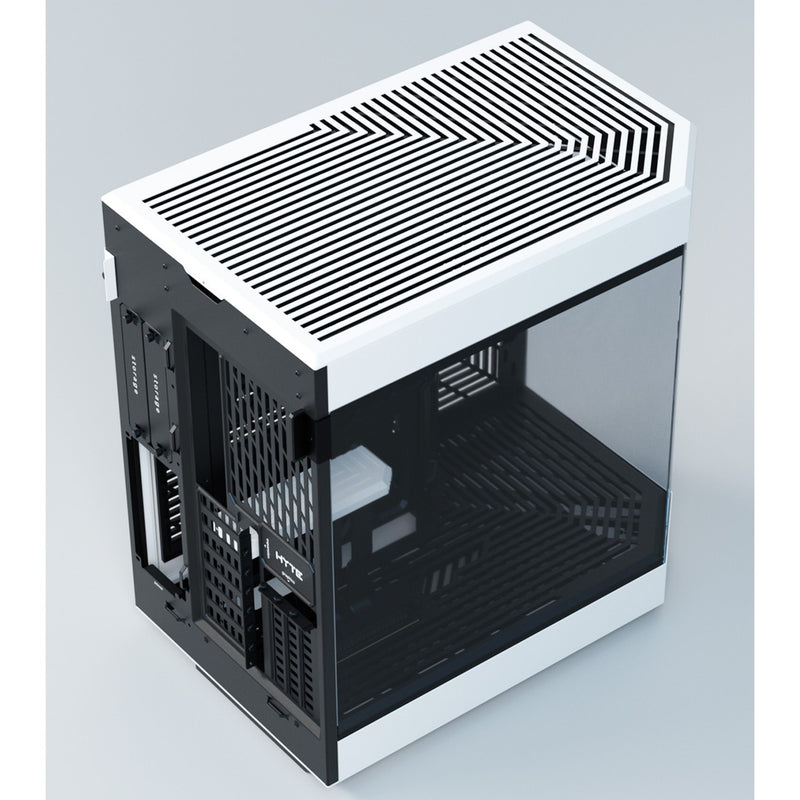 Afbeelding laden in galerijviewer, Hyte y60 midi tower behuizing (wit zwart | 3x usb-a | tempered glass)