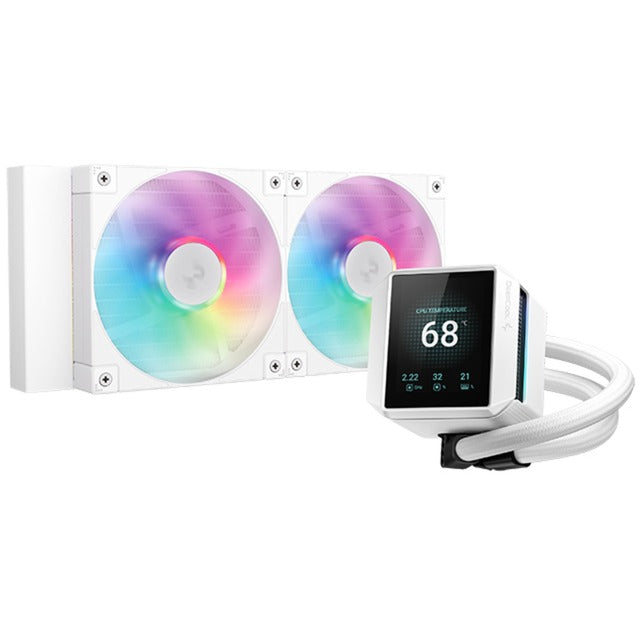 Afbeelding laden in galerijviewer, Deepcool mystique 240 argb waterkoeling (wit, 4-pins pwm fan-connector)
