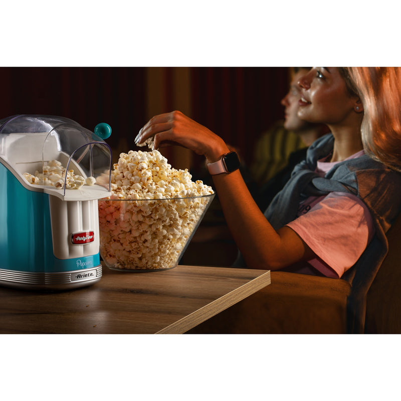 Afbeelding laden in galerijviewer, Ariete party time pop corn maker 2958 01 popcornmaker (lichtblauw)