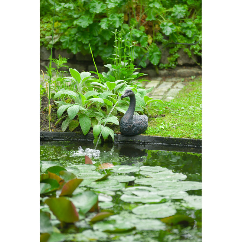 Afbeelding laden in galerijviewer, Ubbink spuitfiguur zwaan waterornament