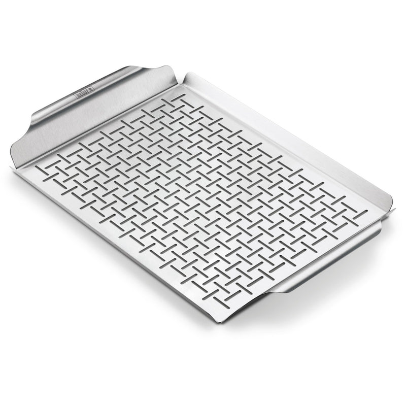 Afbeelding laden in galerijviewer, Weber deluxe grillpan grillkorf (zilver)