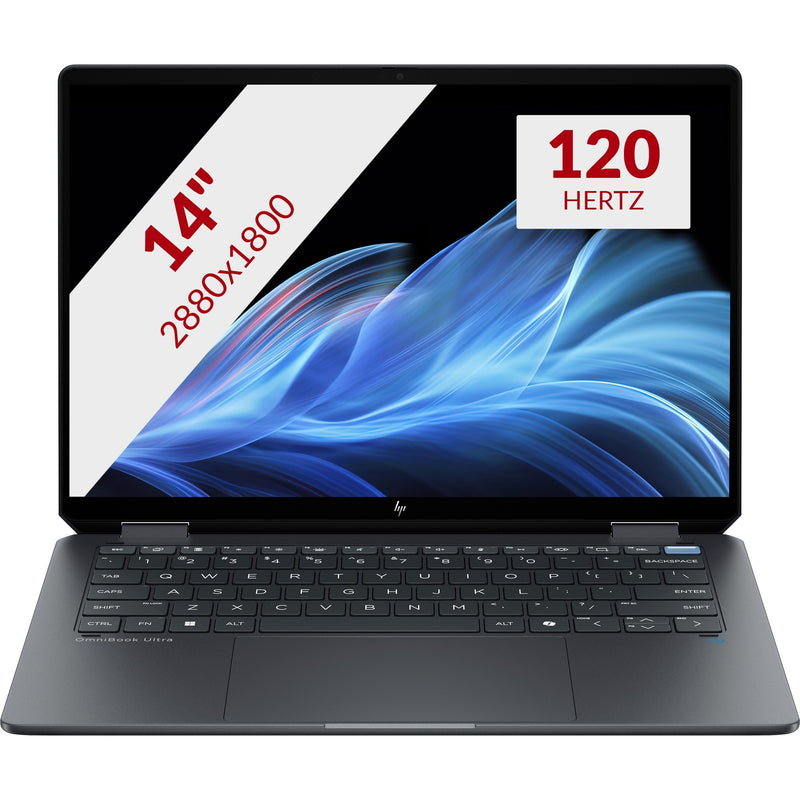 Afbeelding laden in galerijviewer, Hp omnibook ultra flip 14-fh0090nd 14 copilot+ 2-in-1 laptop (grijs | core ultra 9 288v | arc graphics | 32 gb | 1 tb ssd | touch)