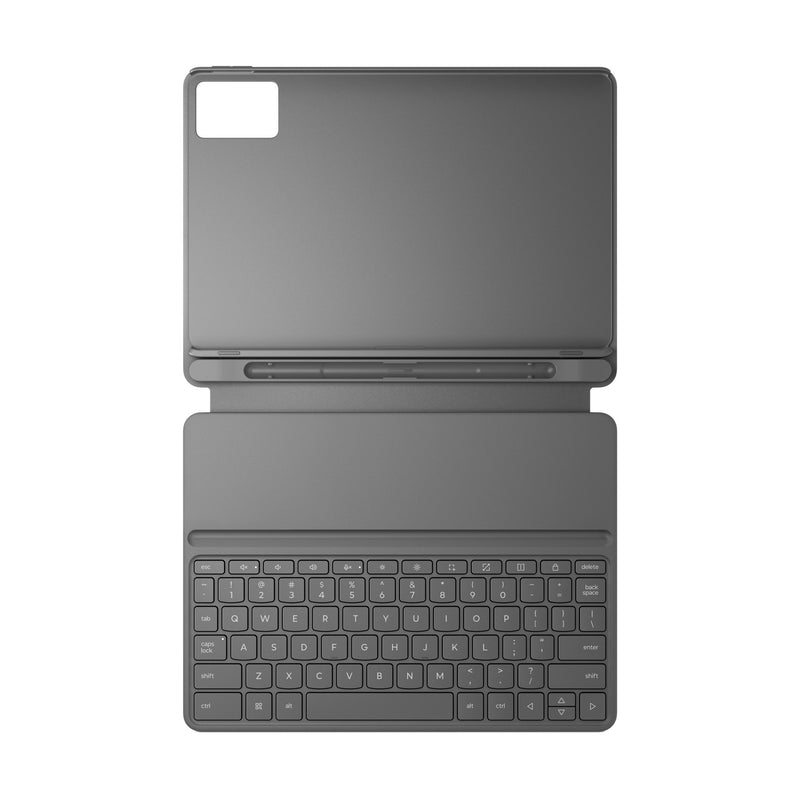Afbeelding laden in galerijviewer, Lenovo folio toetsenbord voor ideatab (grijs, us-international lay-out (qwerty), pogo-pin)