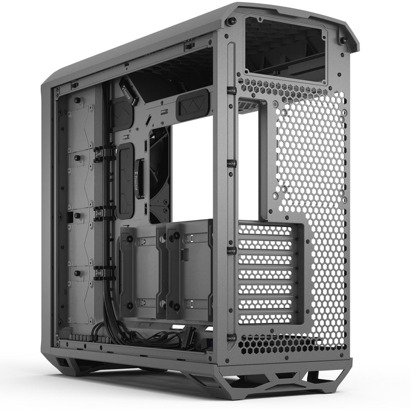 Afbeelding laden in galerijviewer, Fractal design torrent gray tg light tint midi tower behuizing (grijs | 2x usb-a | 1x usb-c | tempered glass)