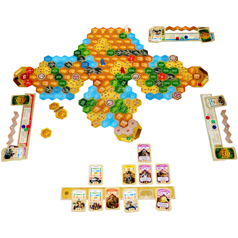 Afbeelding laden in galerijviewer, 999games 999 games de zoektocht naar el dorado: de gouden tempels bordspel (nederlands, 2 - 4 spelers, 60 minuten, vanaf 10 jaar)