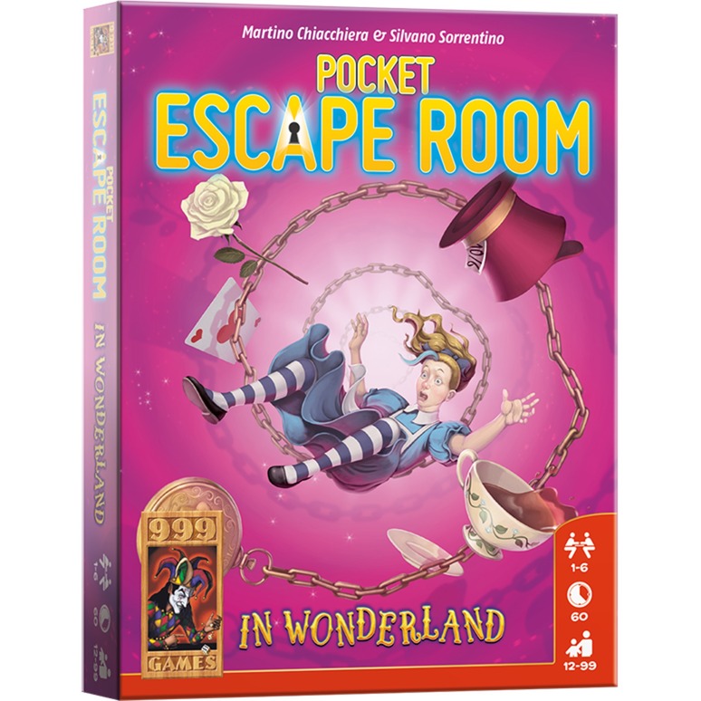 Afbeelding laden in galerijviewer, 999games 999 games pocket escape room: in wonderland kaartspel (nederlands, 1 - 6 spelers, 60 minuten, vanaf 12 jaar)
