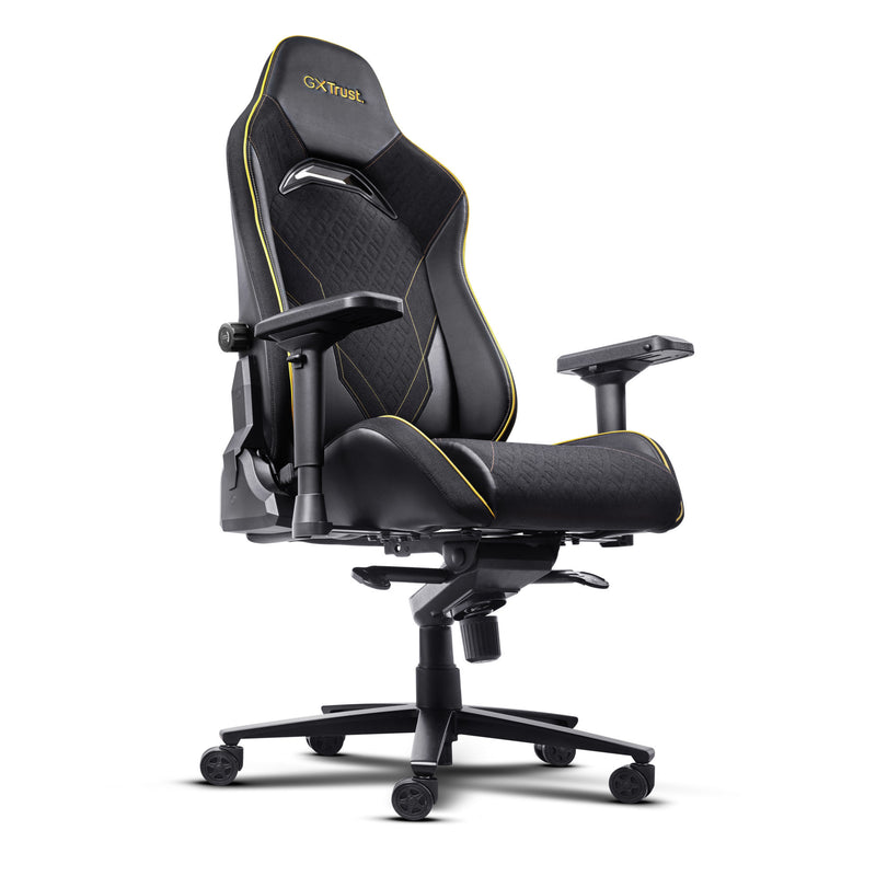 Afbeelding laden in galerijviewer, Trust gxt 721 ruya pro premium comfortabele gaming stoel (zwart geel)