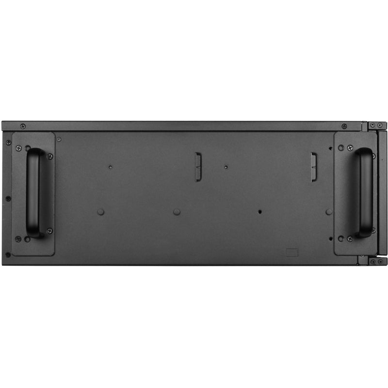 Afbeelding laden in galerijviewer, Silverstone rm44 rack behuizing (zwart | 4u | usb type-c | 2x 80mm casefan inbegrepen)