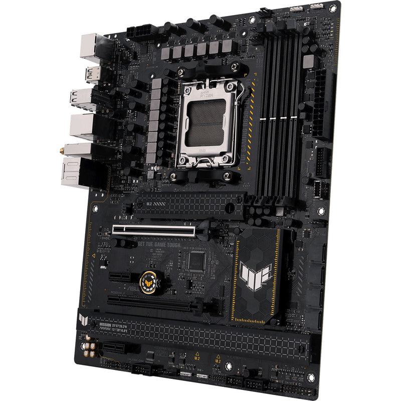 Afbeelding laden in galerijviewer, Asus tuf gaming b650-plus wifi socket am5 moederbord (zwart lichtoranje, raid, 2.5gb-lan, wi-fi 6, bt 5.2, sound, atx)