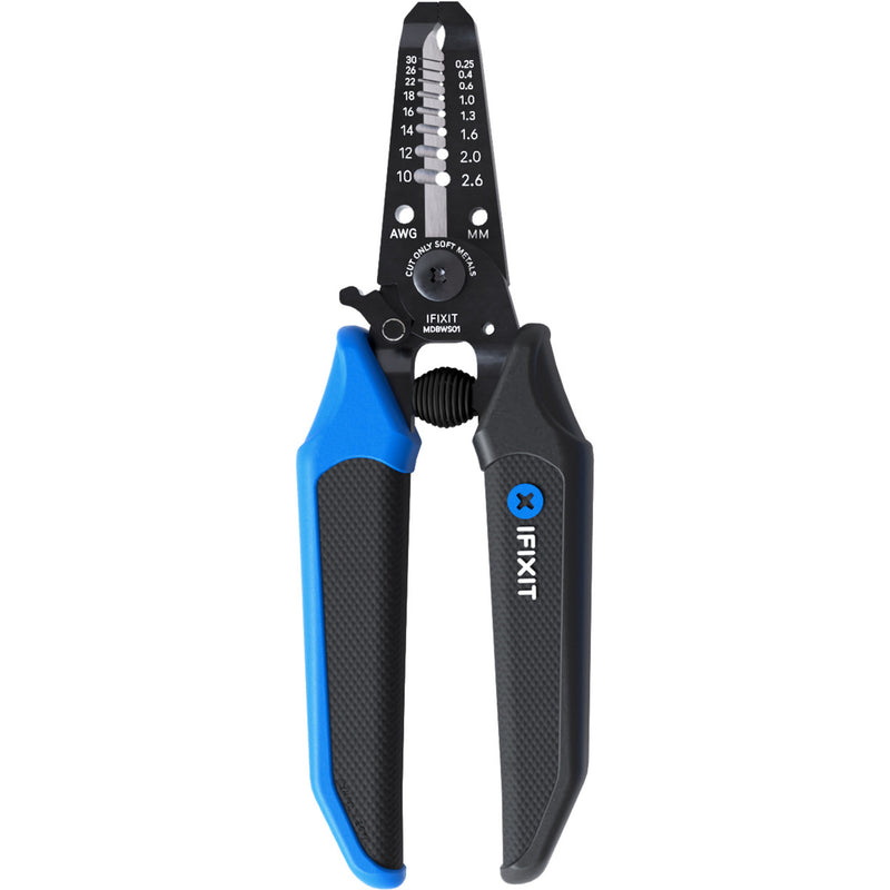 Afbeelding laden in galerijviewer, Ifixit mandible wire strippers striptang (zwart blauw)