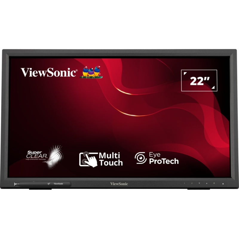 Afbeelding laden in galerijviewer, Viewsonic ir touch monitor td2223-2 22 (zwart, hdmi, vga, dvi, usb-a, usb-b)