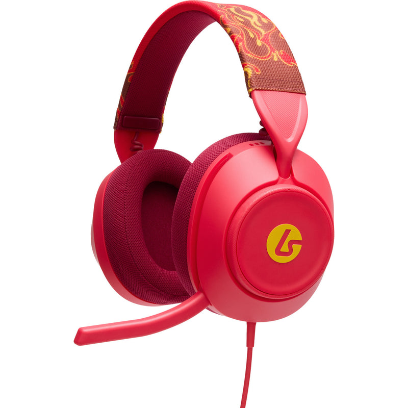 Afbeelding laden in galerijviewer, Powera lucidsound ls10x gen 2 bedrade gamingheadset voor xbox series x|s - rood vuur over-ear gaming headset (rood geel, xbox series x|s, xbox one, pc)