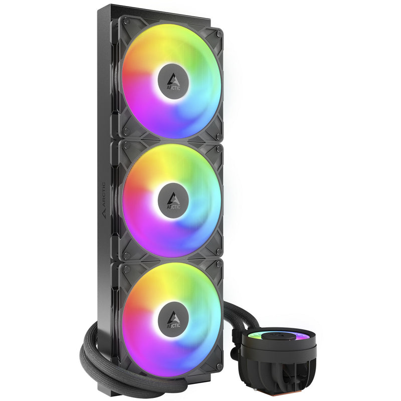 Afbeelding laden in galerijviewer, Arctic liquid freezer iii pro 420 a-rgb waterkoeling (zwart, 4-pins pwm fan-connector)