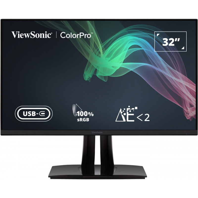 Afbeelding laden in galerijviewer, Viewsonic vp3256-4k 31.5 monitor (zwart (mat), 2x hdmi, 1x displayport, usb-a, usb-b, usb-c)