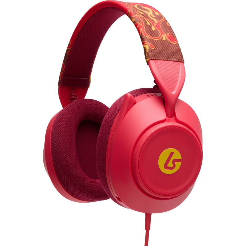 Afbeelding laden in galerijviewer, Powera lucidsound ls10x gen 2 bedrade gamingheadset voor xbox series x|s - rood vuur over-ear gaming headset (rood geel, xbox series x|s, xbox one, pc)