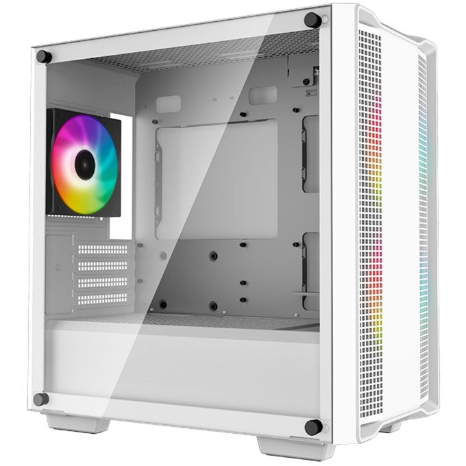 Afbeelding laden in galerijviewer, Deepcool cc360 argb midi tower behuizing (wit | 2x usb-a | rgb | tempered glass)