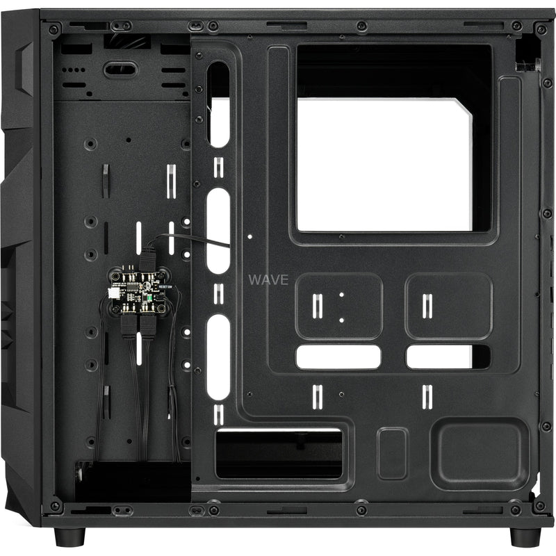 Afbeelding laden in galerijviewer, Sharkoon vg7-w rgb midi tower behuizing (zwart | 2x usb-a | rgb | window)