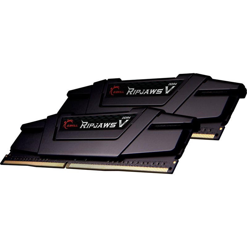 Afbeelding laden in galerijviewer, G.skill 16 gb ddr4-3600 (2x 8 gb) kit werkgeheugen (zwart, f4-3600c18d-16gvk, ripjaws v, xmp)