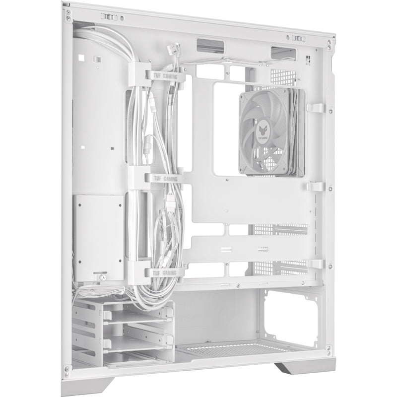 Afbeelding laden in galerijviewer, Asus tuf gaming gt302 argb midi tower behuizing (wit | 2x usb-a | 1x usb-c | rgb | tempered glass)