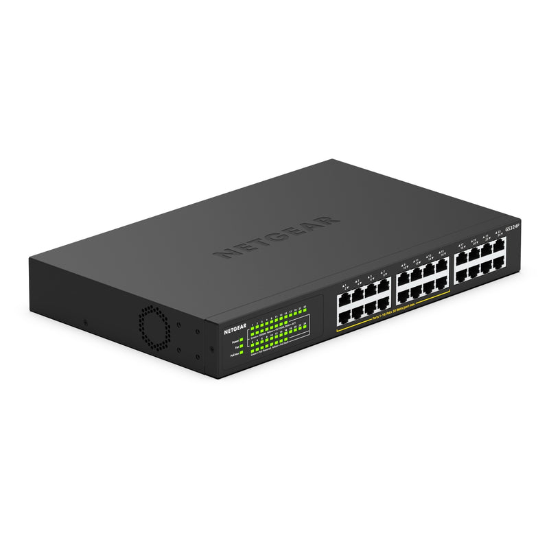 Afbeelding laden in galerijviewer, Abi schakelaar netgear gs324p-100eus gs324p zwart