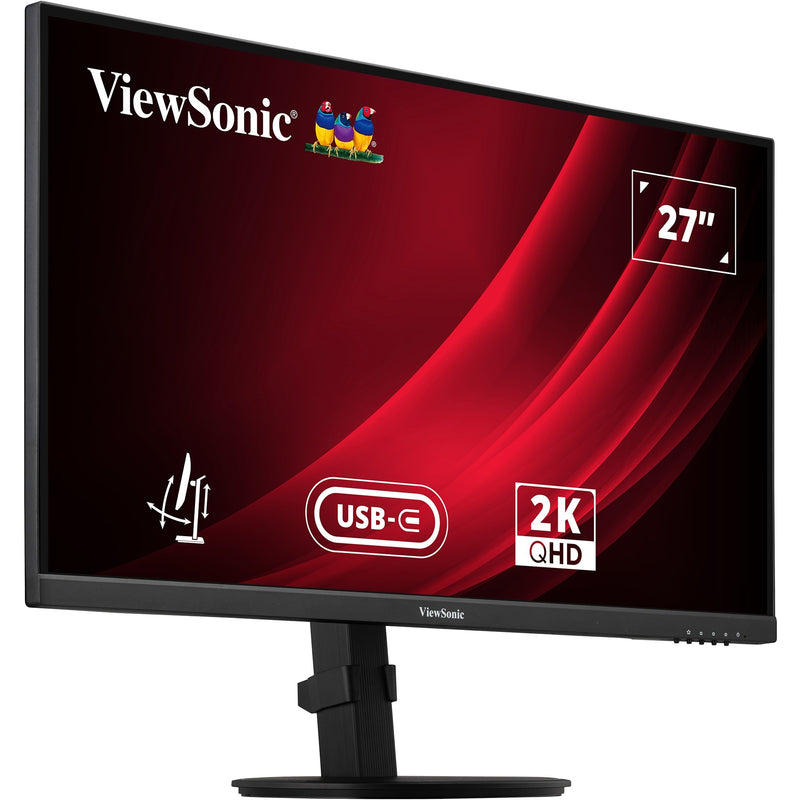 Afbeelding laden in galerijviewer, Viewsonic vg2709-2k-mhdu-2 27 monitor (zwart, 1x hdmi, 1x displayport, usb-c, usb-a, usb-b, 100hz)
