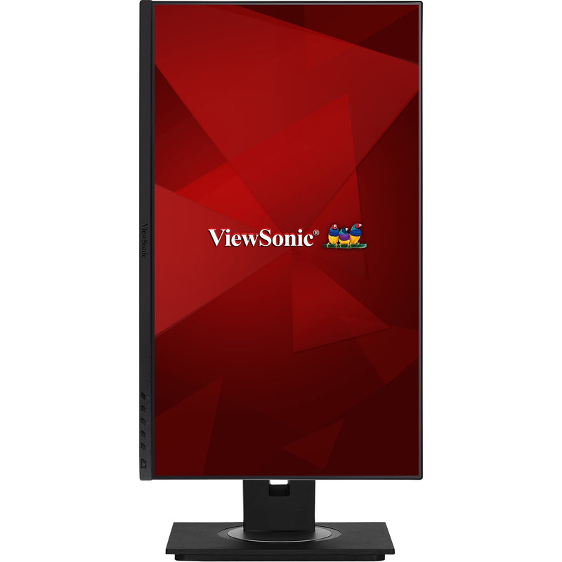 Afbeelding laden in galerijviewer, Viewsonic vg2448a-2 24 monitor (zwart (mat) zilver, 1x hdmi, 1x displayport, usb-c, usb-a, sound, 100hz)