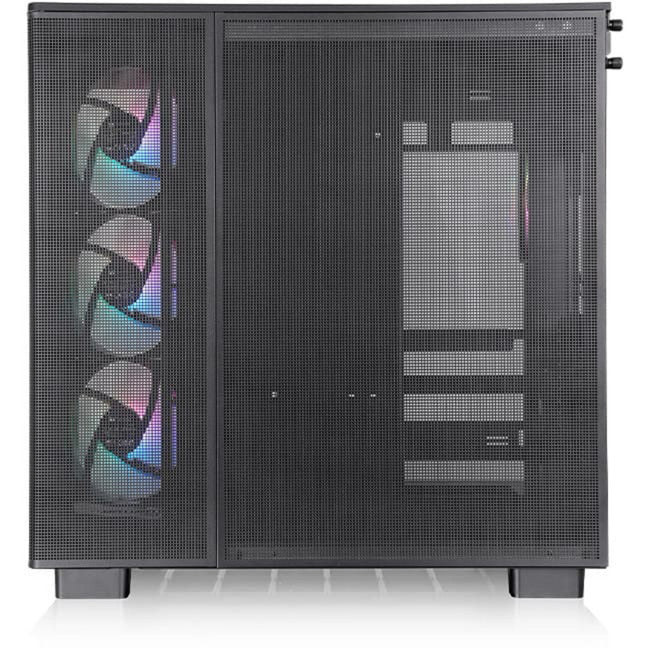Afbeelding laden in galerijviewer, Thermaltake view 380 xl tg argb midi tower behuizing (zwart | 2x usb-a | 1x usb-c | rgb | tempered glass)