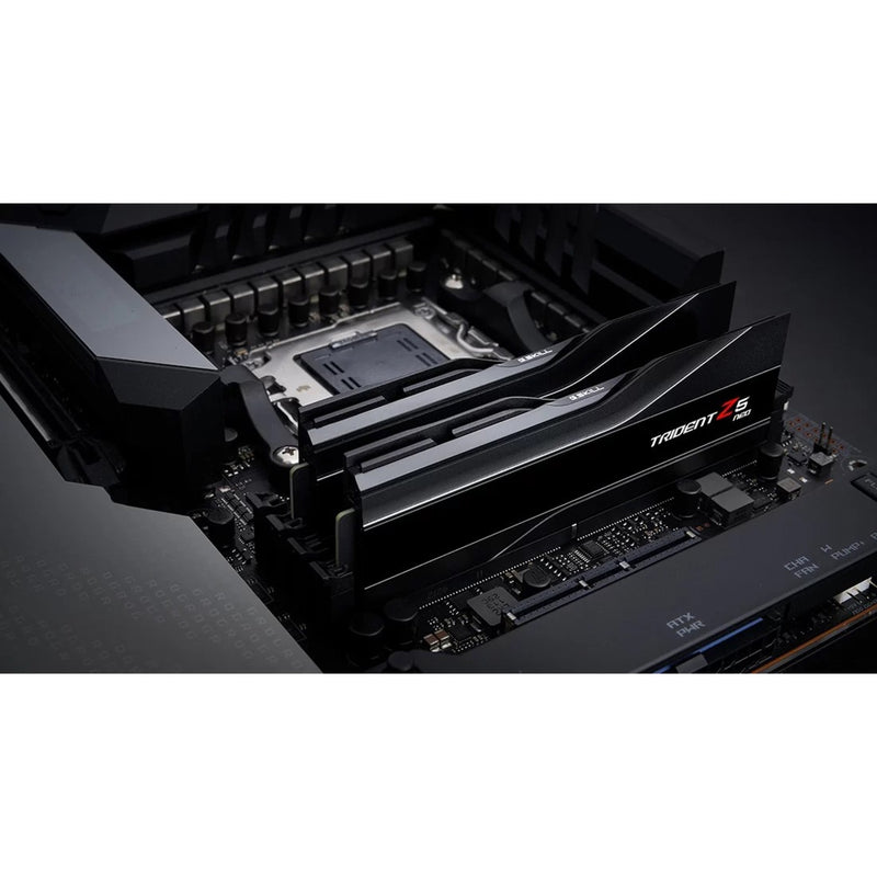 Afbeelding laden in galerijviewer, G.skill 64 gb ddr5-6000 (2x 32 gb) kit werkgeheugen (zwart, f5-6000j3238g32gx2-tz5n, trident z5 neo, expo)