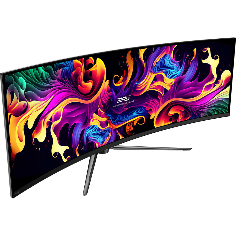 Afbeelding laden in galerijviewer, Msi mpg 491cqp qd-oled 49 curved ultrawide gaming monitor (zwart, 2x hdmi, displayport, 2x usb-a, usb-b, usb-c, 144 hz)
