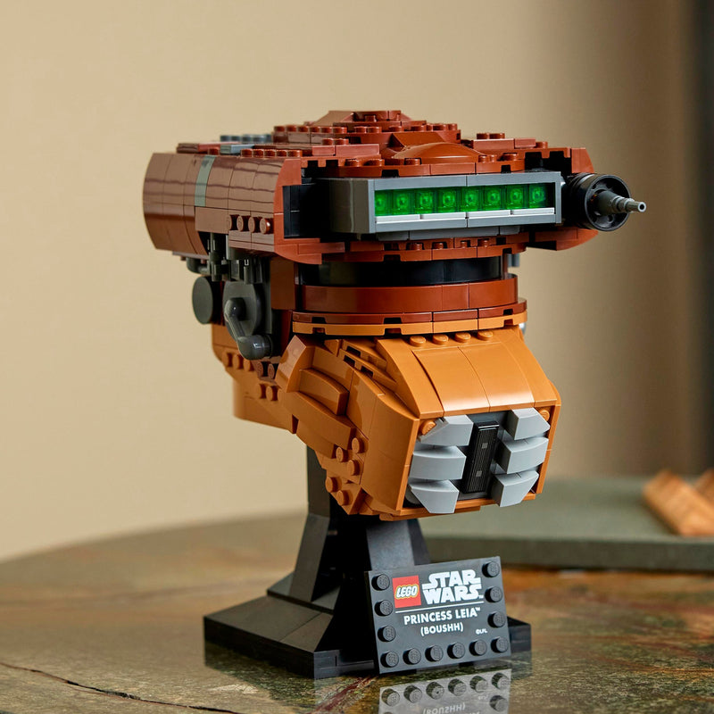 Afbeelding laden in galerijviewer, Lego star wars - prinses leia (boushh) helm constructiespeelgoed (75351)