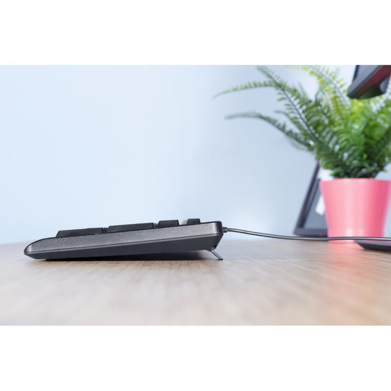 Afbeelding laden in galerijviewer, Trust primo keyboard mouse set desktopset (zwart, us lay-out (qwerty), membraan, 100%)