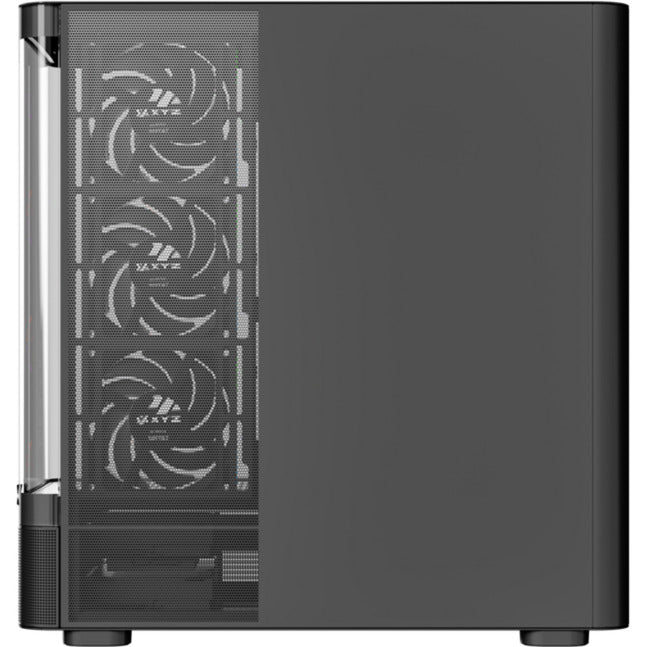 Afbeelding laden in galerijviewer, Xyz pc gear quantum pro midi tower behuizing (zwart | window)