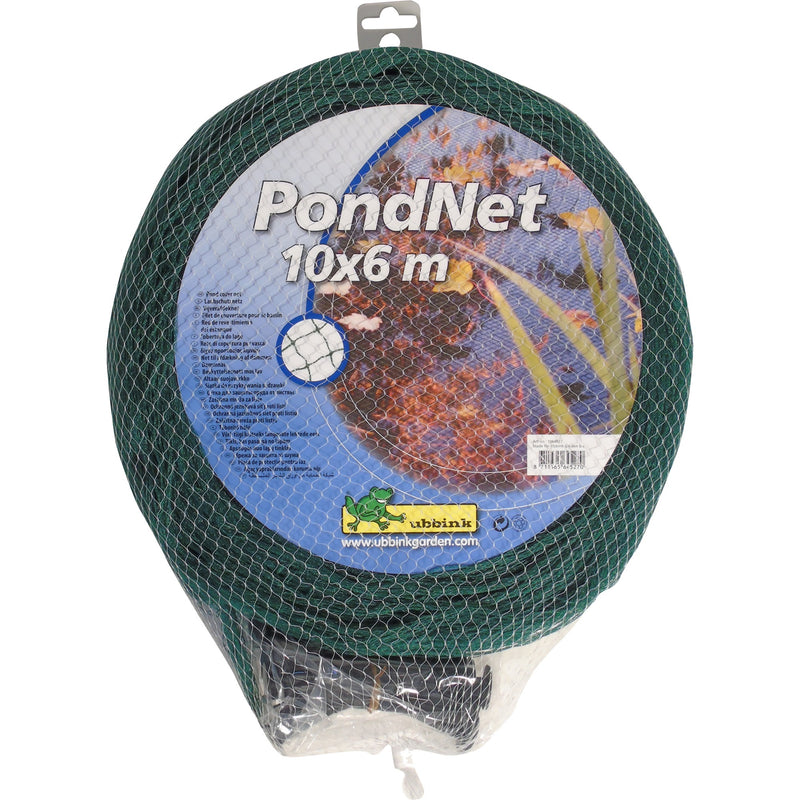 Afbeelding laden in galerijviewer, Ubbink vijverafdeknet 10x6 m afdekking (groen)