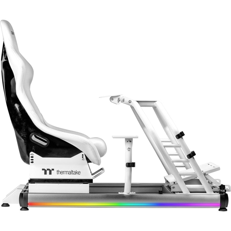 Afbeelding laden in galerijviewer, Thermaltake gr500 racing simulator cockpit snow racing simulator (wit)