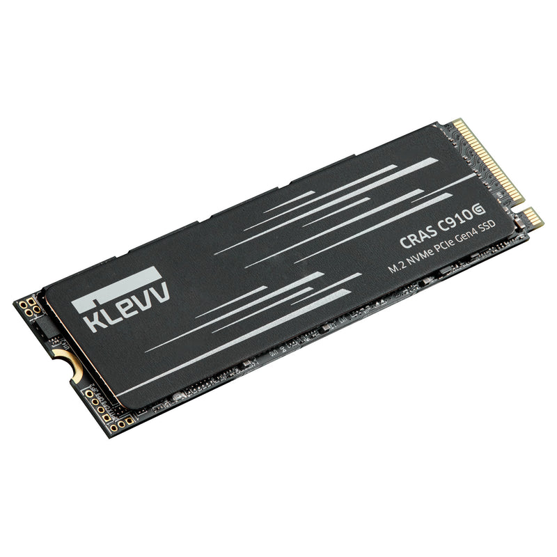 Afbeelding laden in galerijviewer, Klevv cras c910g 4 tb ssd (zwart, k04tbm2sp0-10g, pcie gen 4.0 x4, nvme 2.0)