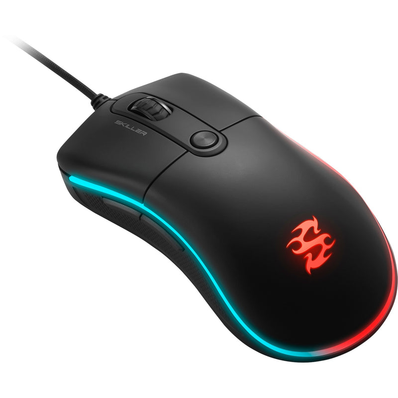Afbeelding laden in galerijviewer, Sharkoon skiller sgm2 optische gaming muis (zwart, 400 - 6400 dpi, rgb leds)