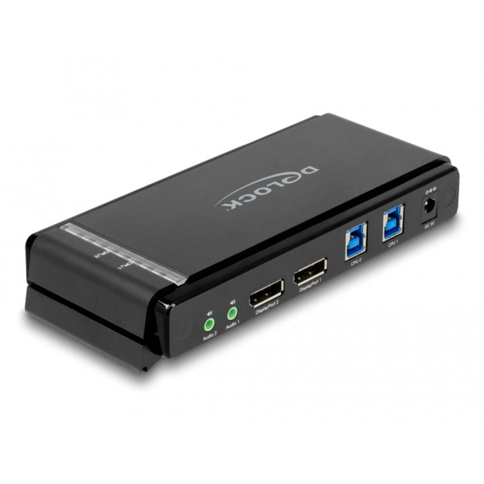 Afbeelding laden in galerijviewer, Delock displayport 1.4 8k kvm-switch (grijs zwart)