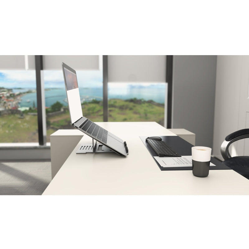 Afbeelding laden in galerijviewer, Kensington easy riser aluminium laptop riser standaard (aluminium)