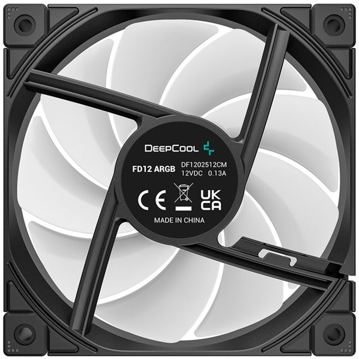 Afbeelding laden in galerijviewer, Deepcool fd12 argb case fans (zwart, 3 stuks, 120 x 120 x 25 mm, pwm, 3 stuks, 4-pins pwm fan-connector)
