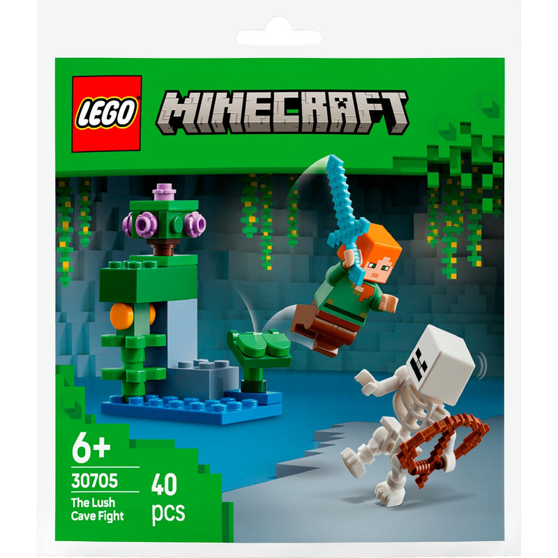 Afbeelding laden in galerijviewer, Lego minecraft - duel bij de weelderige grot constructiespeelgoed (30705)