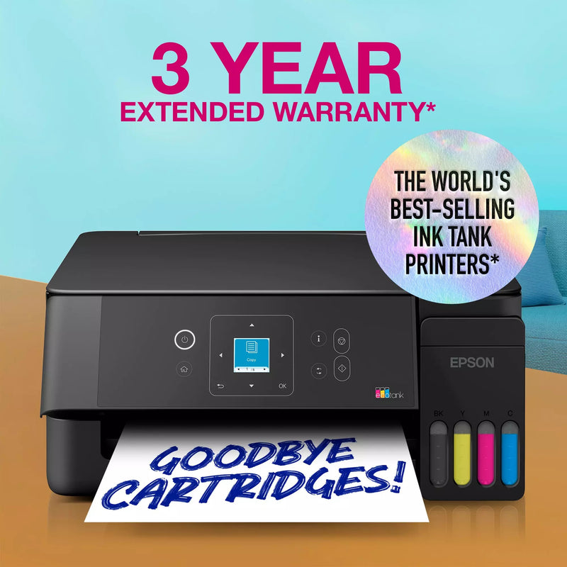 Afbeelding laden in galerijviewer, Epson ecotank et-2922 all-in-one inkjetprinter (zwart, scannen, kopiëren, wi-fi, inclusief tot 3 jaar inkt, c11cl63416)