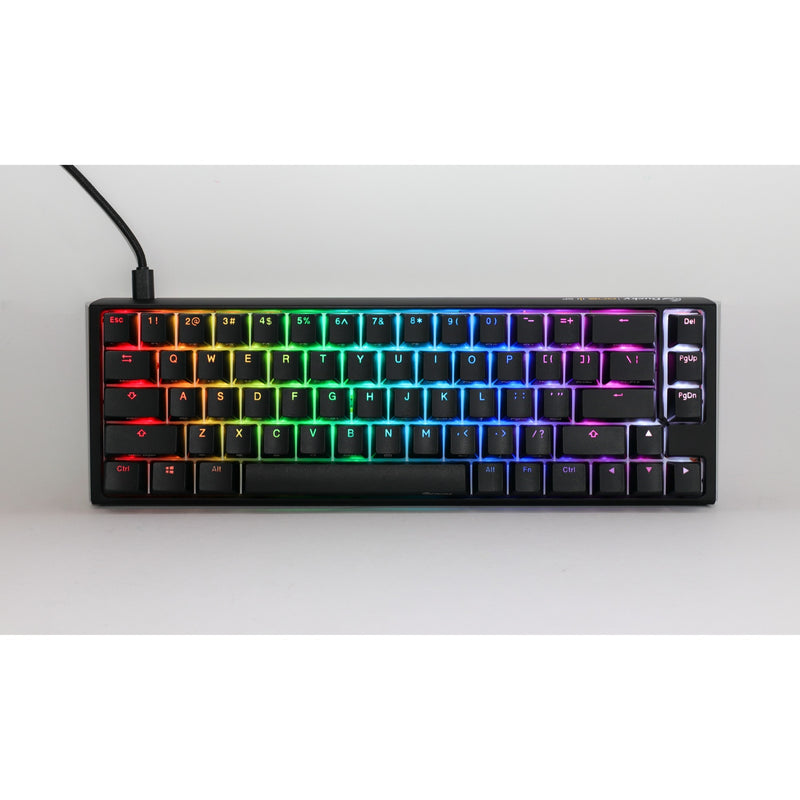 Afbeelding laden in galerijviewer, Ducky one 3 classic sf rgb mechanisch toetsenbord (zwart, us lay-out (qwerty), cherry mx brown, 65%, rgb leds, double-shot pbt, hot-swappable, quack mechanics)